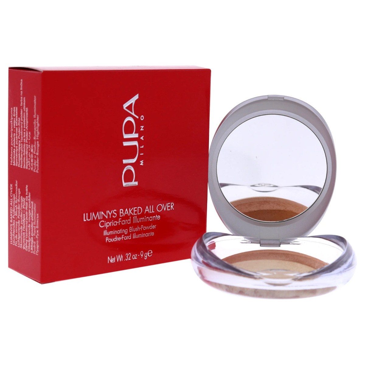 Pupa Luminys Baked All Over Illuminating Blush-Powder - 01 Stripes Rose (9g) φωτογραφία