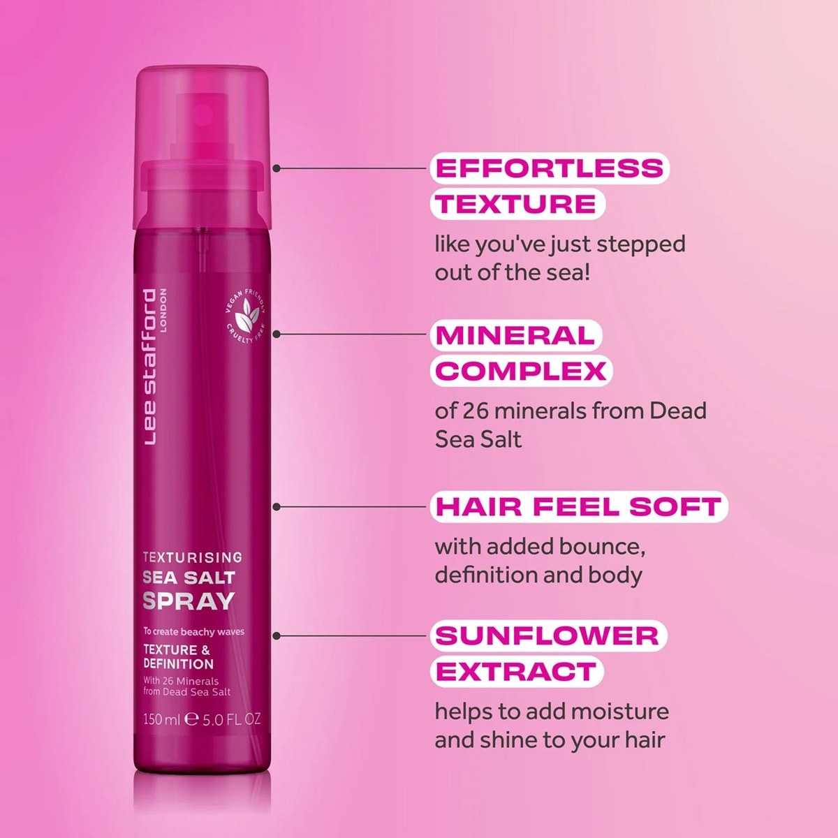 Lee Stafford Texturising Sea Salt Spray (150ml) φωτογραφία