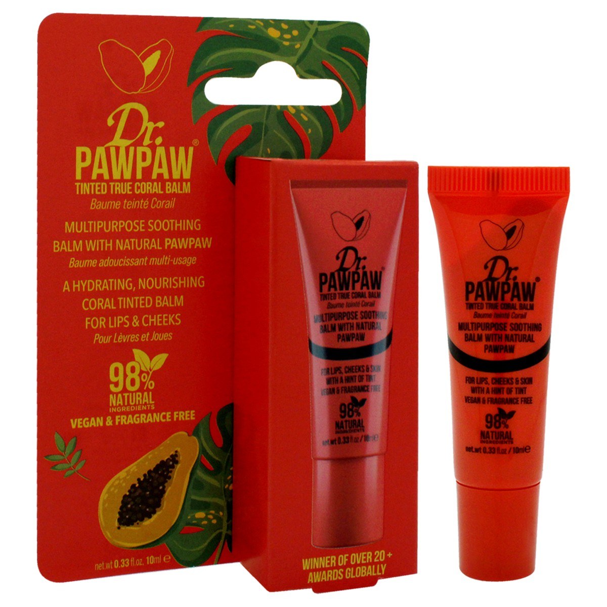 Dr. Pawpaw Tinted True Coral Balm (10ml) φωτογραφία