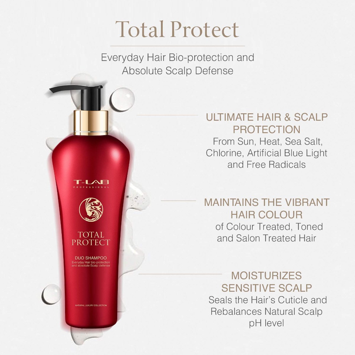 T-Lab Professional Total Protect Duo Shampoo (300ml) φωτογραφία