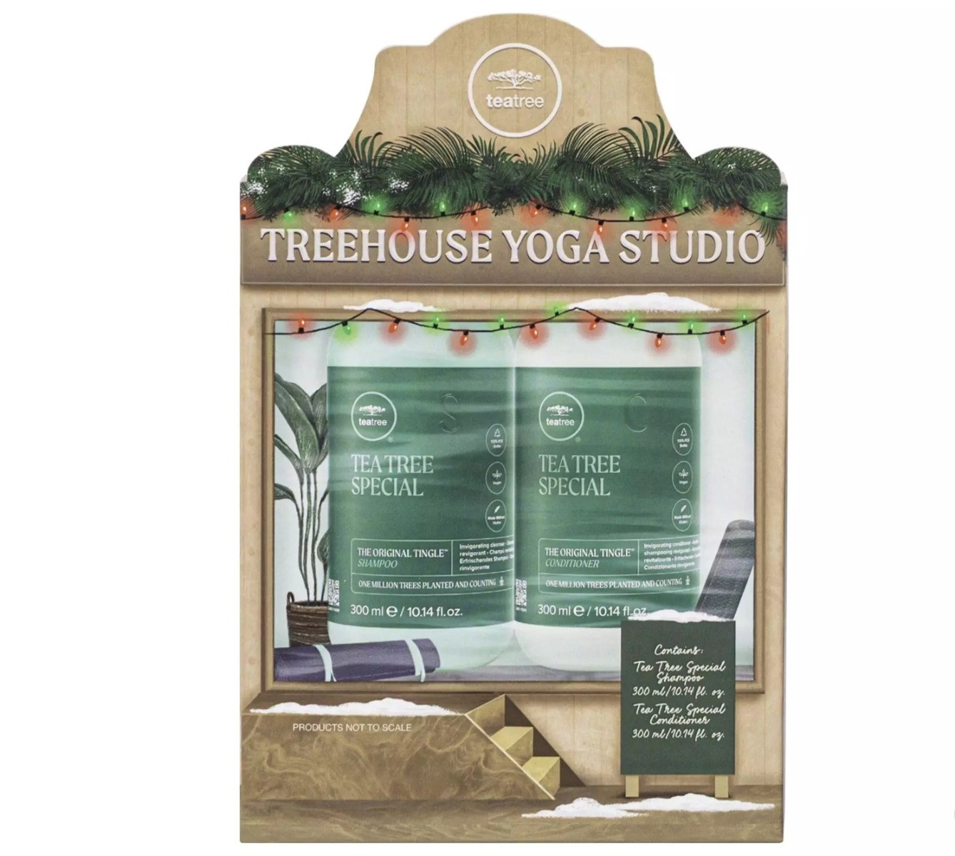 Tea Tree - TreeHouse Yoga Studio Gift Set (Shampoo 300ml, Conditioner 300ml) φωτογραφία