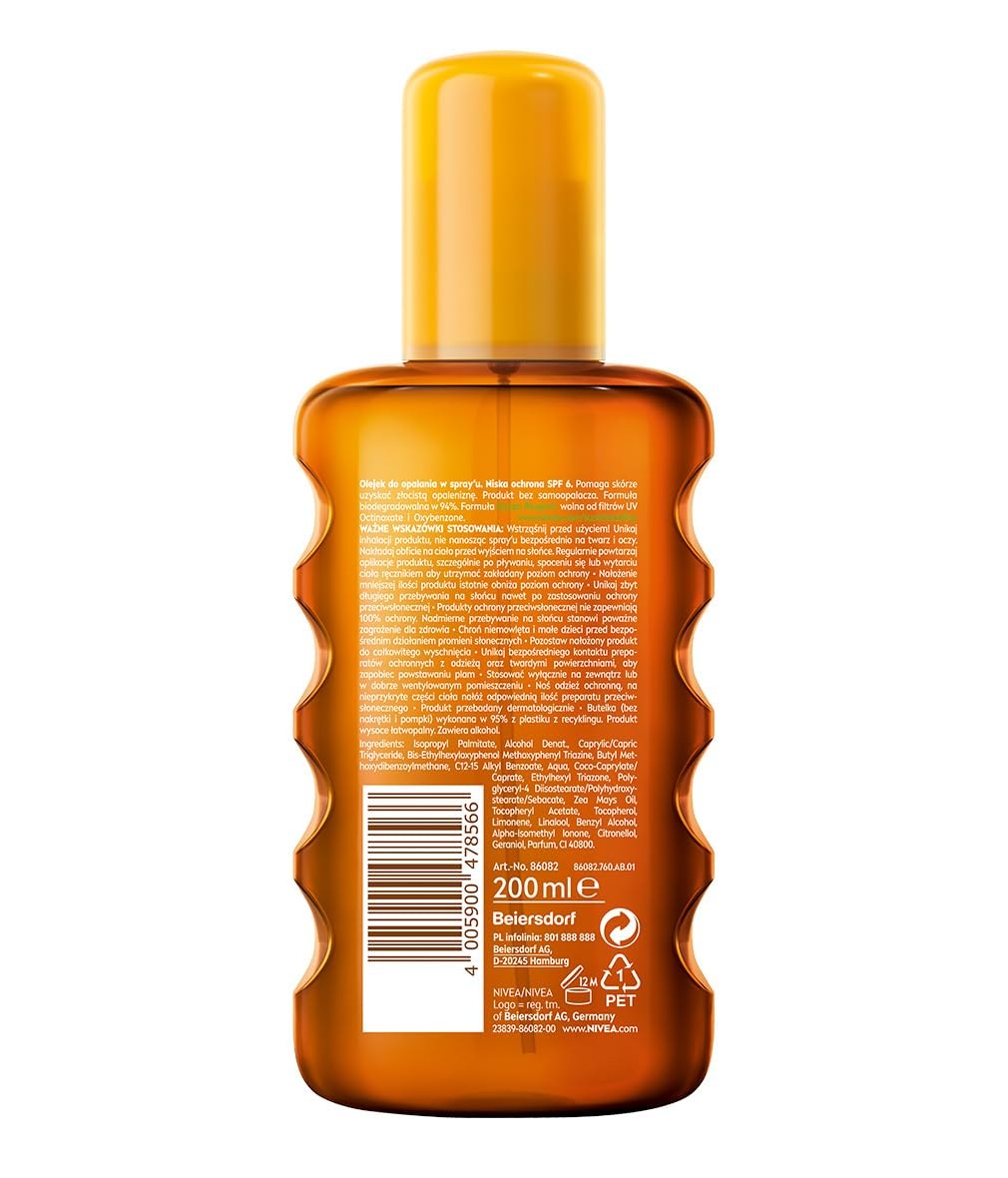 Nivea Sun Tropical Bronze SPF 6 Oil (200ml) φωτογραφία