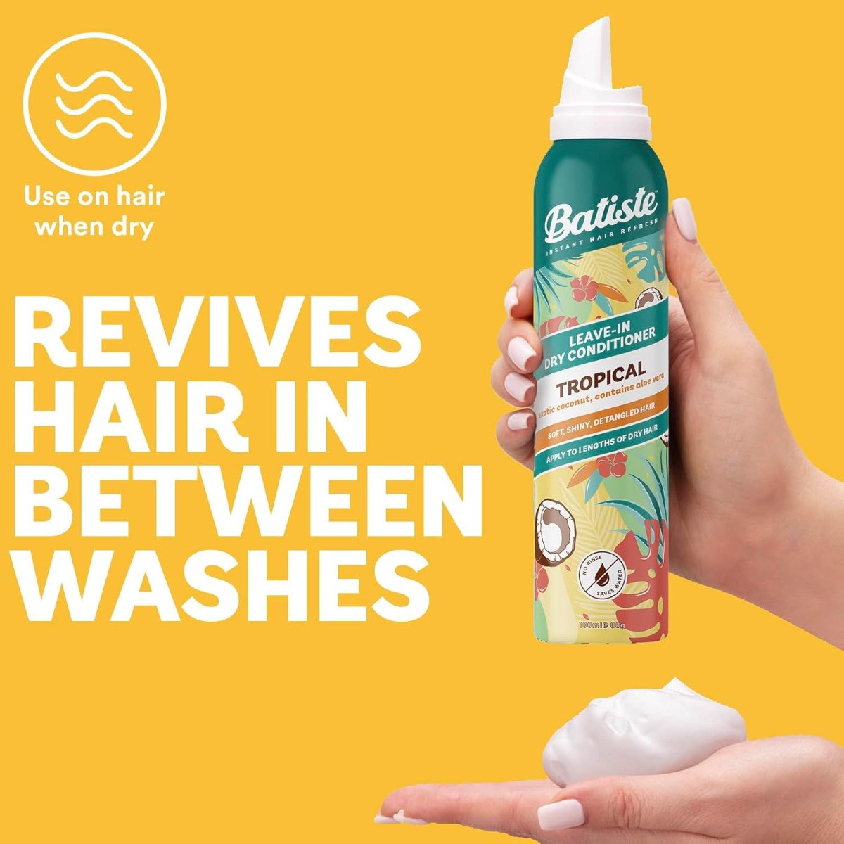 Batiste Instant Hair Refresh Leave-In Dry Conditioner - Tropical (100ml) φωτογραφία