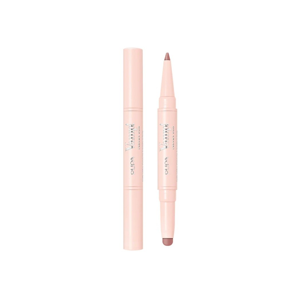Pupa Vamp! Creamy Duo - 013 Fabulous Nude (Lipstick 0.8g & Lip Pencil 0.2g)