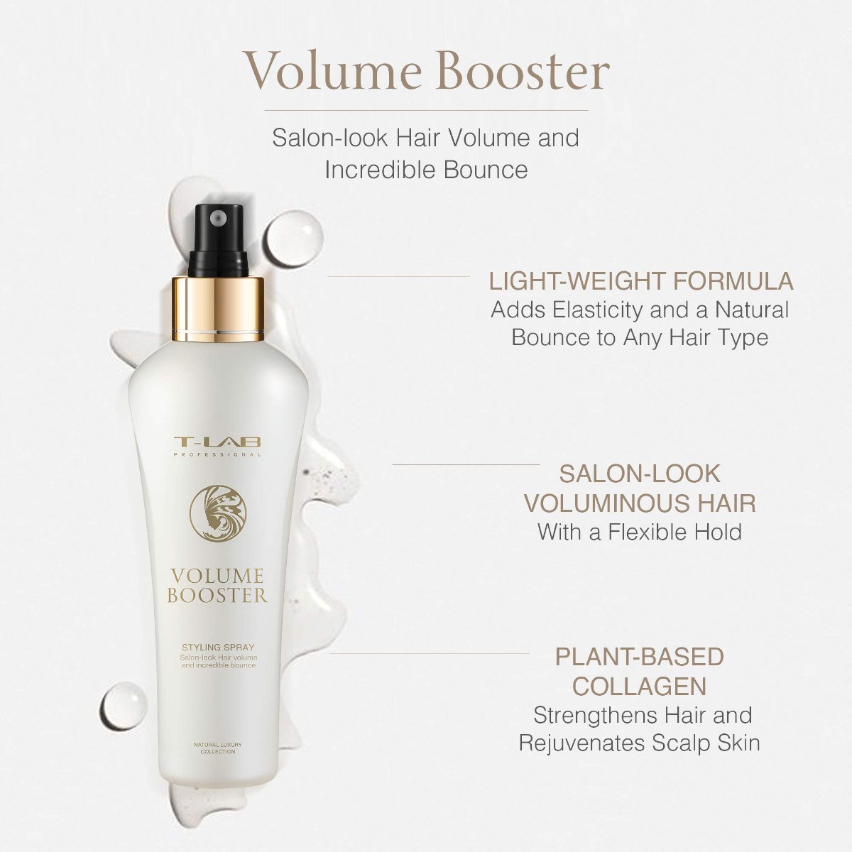 T-Lab Professional Volume Booster Styling Spray (150ml) φωτογραφία