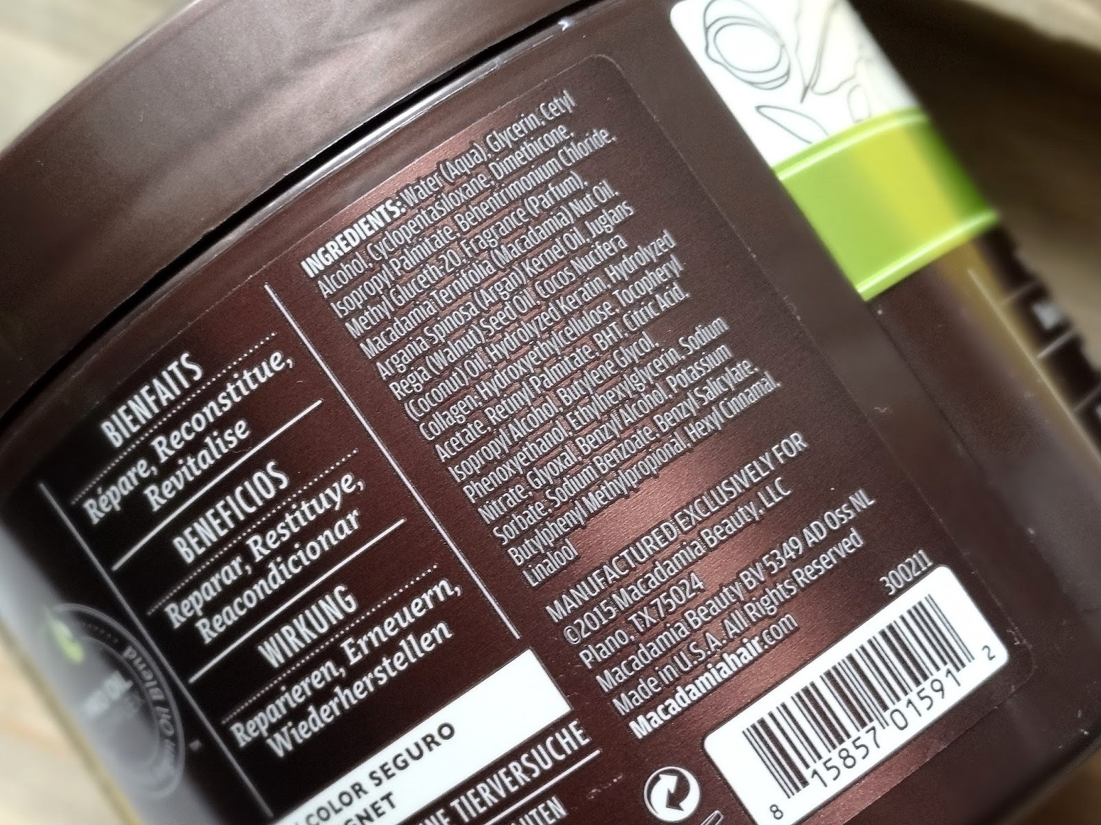 Macadamia Weightless Moisture Masque (222ml) φωτογραφία