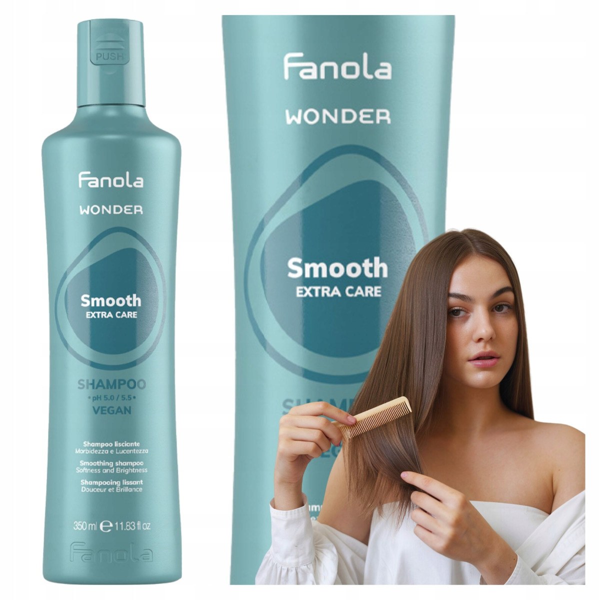 Fanola Wonder Smooth Extra Care Shampoo (350ml) φωτογραφία