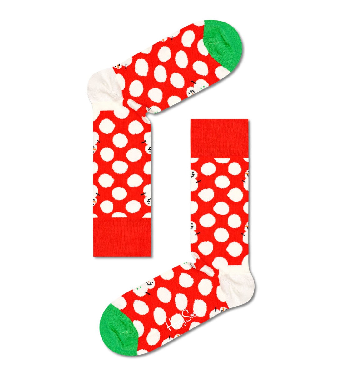 Happy Socks 2-Pack Big Dot Snowman Gift Set (Size: 36-40) φωτογραφία