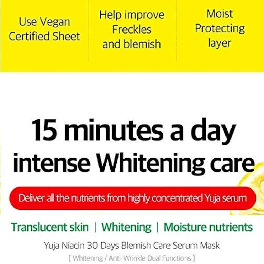 Some By Mi Yuja Niacin 30 Days Blemish Care Serum Sheet Mask (25g) φωτογραφία